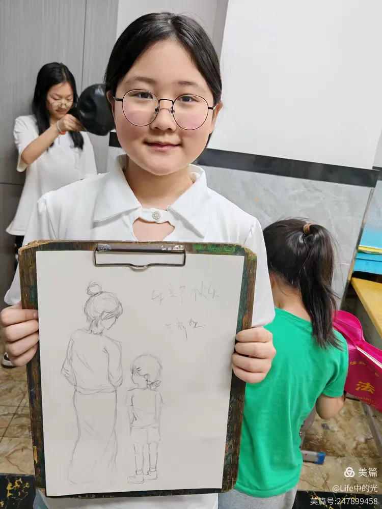高段班《人物速写练习》祝妈妈母亲节快乐